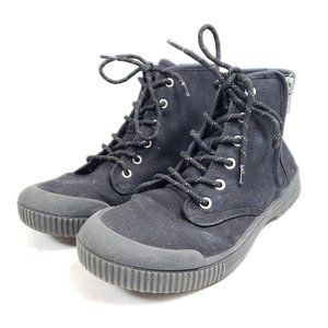 Bobs Women's Size 7.5 Black Bootie Sneakers Canvas